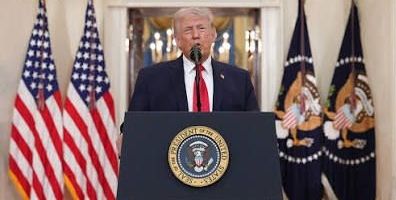 ترامب في خطاب للأمة..تهديد بضرب إيران بقوة شديدة